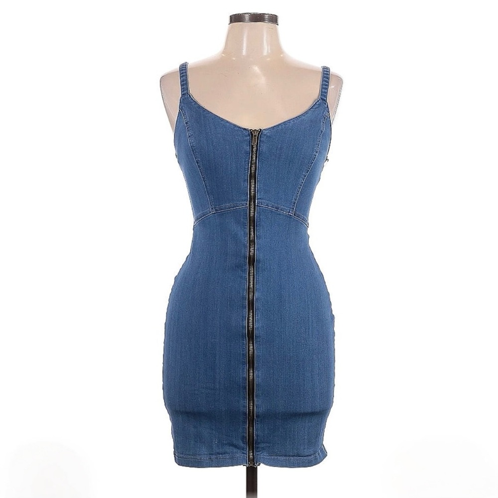 Haute Monde Denim Mini Dress